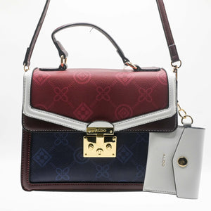 ALDO HAND BAG White Brown (8)