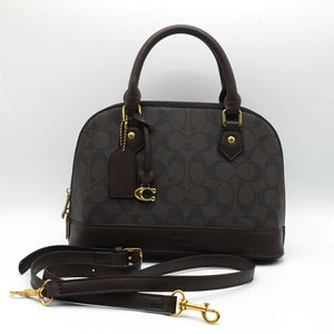Coach Handbag Dark Brwon (2)