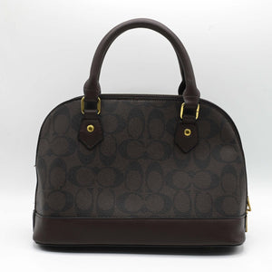Coach Handbag Dark Brwon (7)
