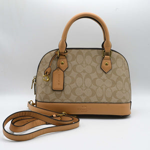 Coach Handbag Light Brown (2)