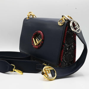 FENDI HAND BAG Blue (3)