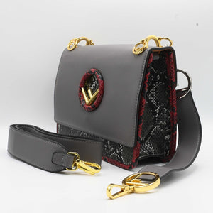 FENDI HAND BAG Grey (3)