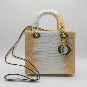 LADY DIOR HAND BAG Orange (2)