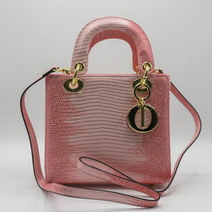 LADY DIOR HAND BAG Pink (2)