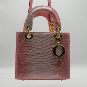 LADY DIOR HAND BAG Pink (7)