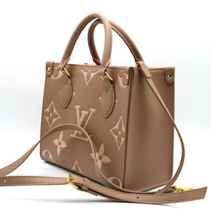 Louis Vuitton on the go Hand bag Brown (3)