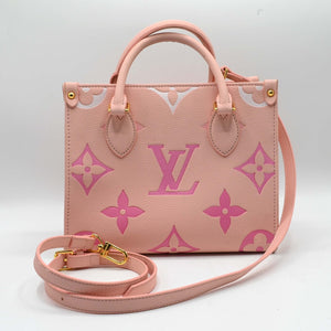 Louis Vuitton on the go Hand bag Pink (2)