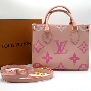 Louis Vuitton on the go Hand bag Pink