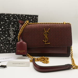 YSL CROSSBODY BAG Dark Brown