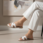HM Slipper White
