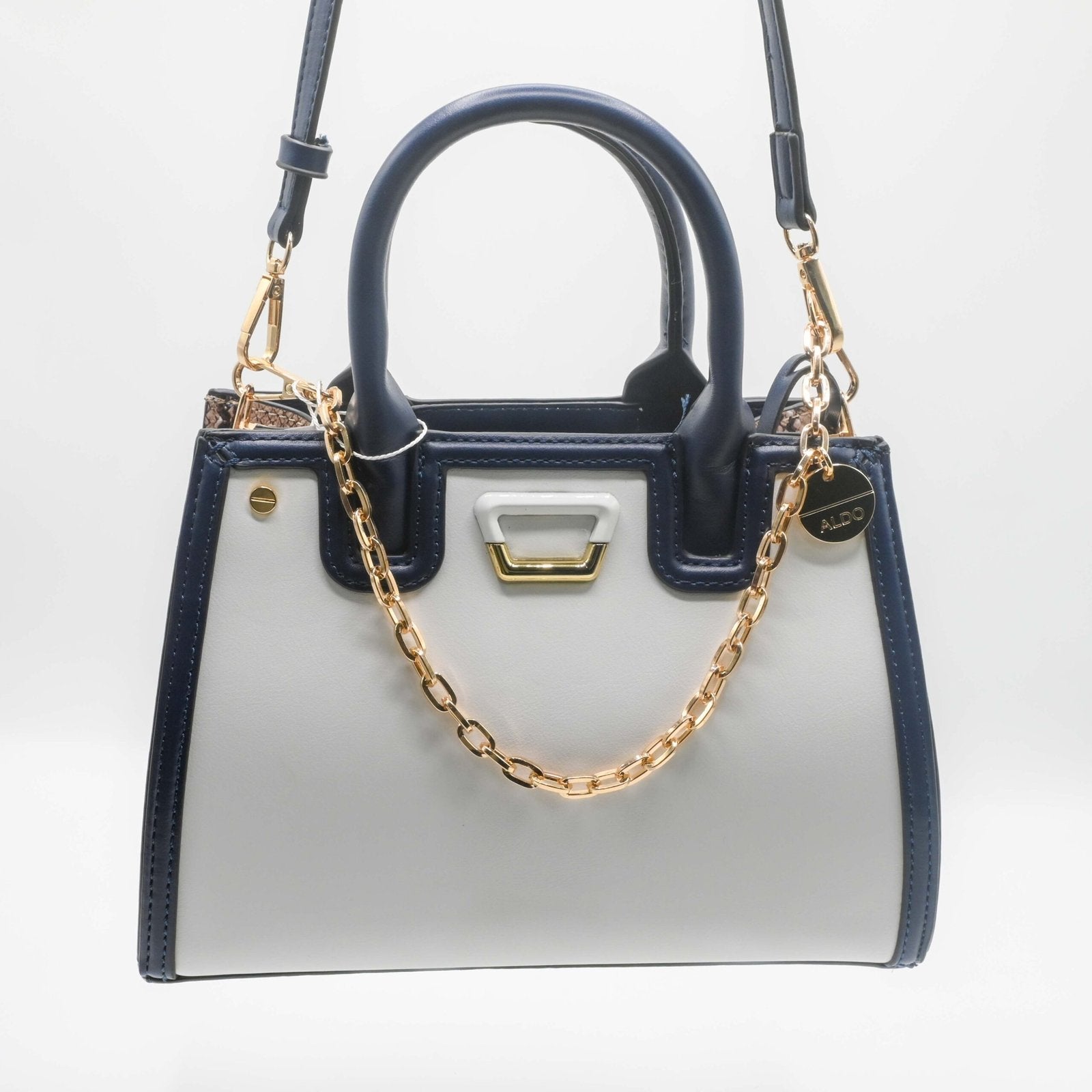 ALDO HAND BAG White Blue (8)