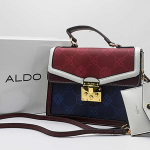 ALDO HAND BAG White Brown