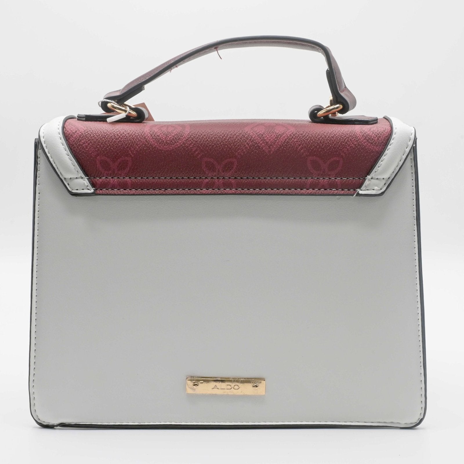 ALDO HAND BAG White Brown (4)
