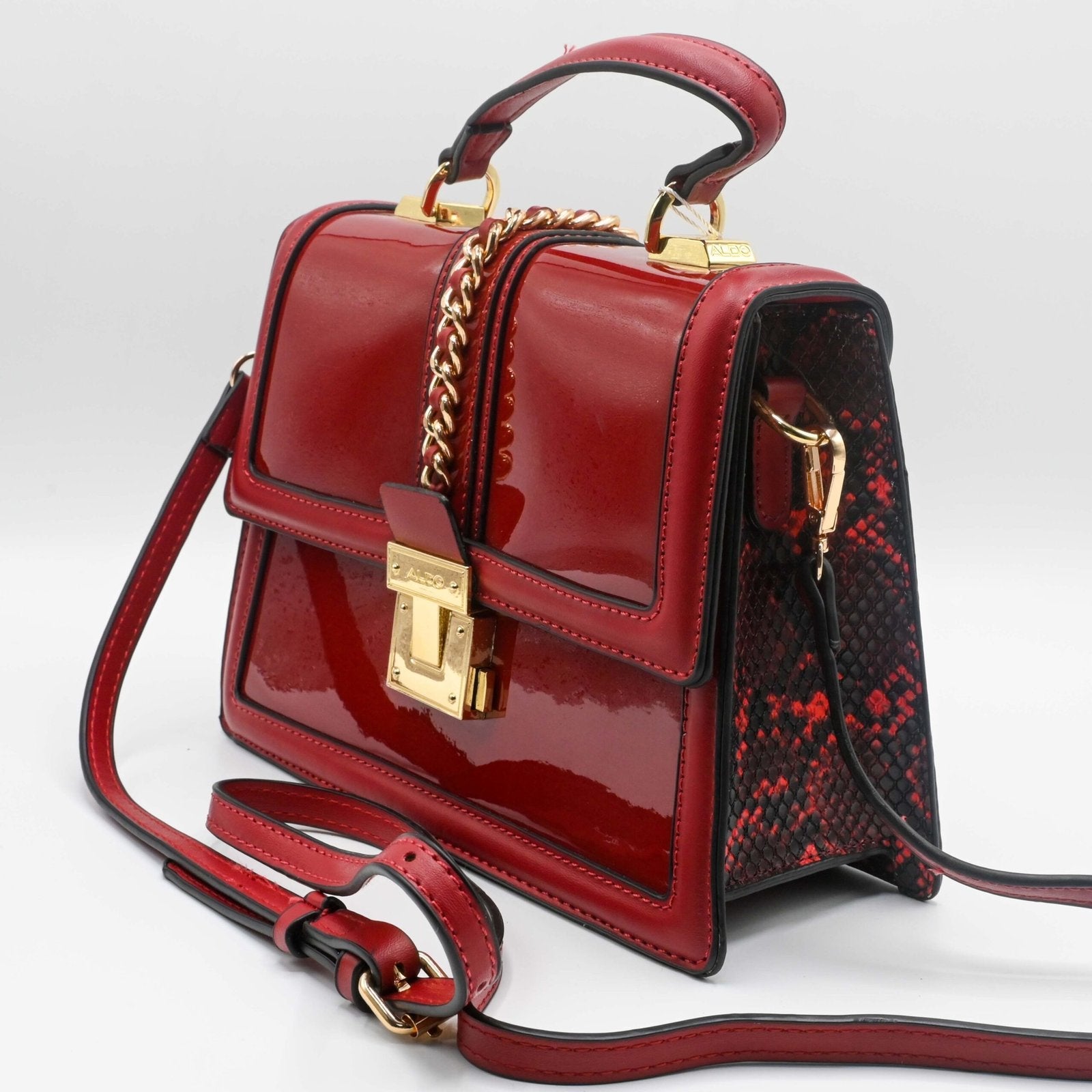 Aldo Hand Bag Red (3)