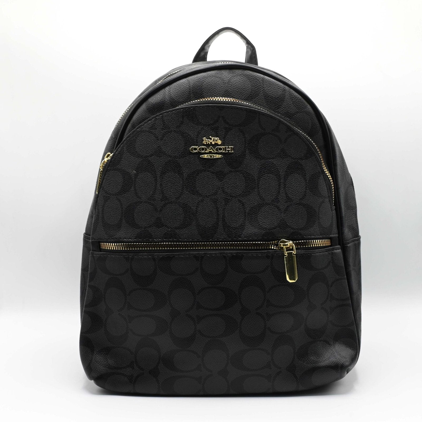 coach backpack addison Black Nylon & Leather Available in two colors and sizes COH BAGPACK Black1 BAGGO