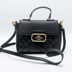 COACH TOP SHOLDER BAG Black (2)