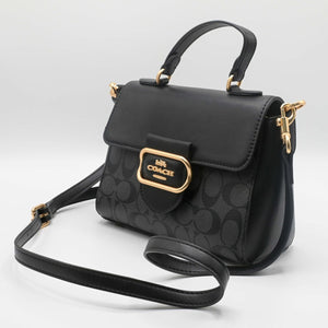 COACH TOP SHOLDER BAG Black (3)
