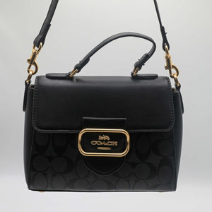 COACH TOP SHOLDER BAG Black (8)