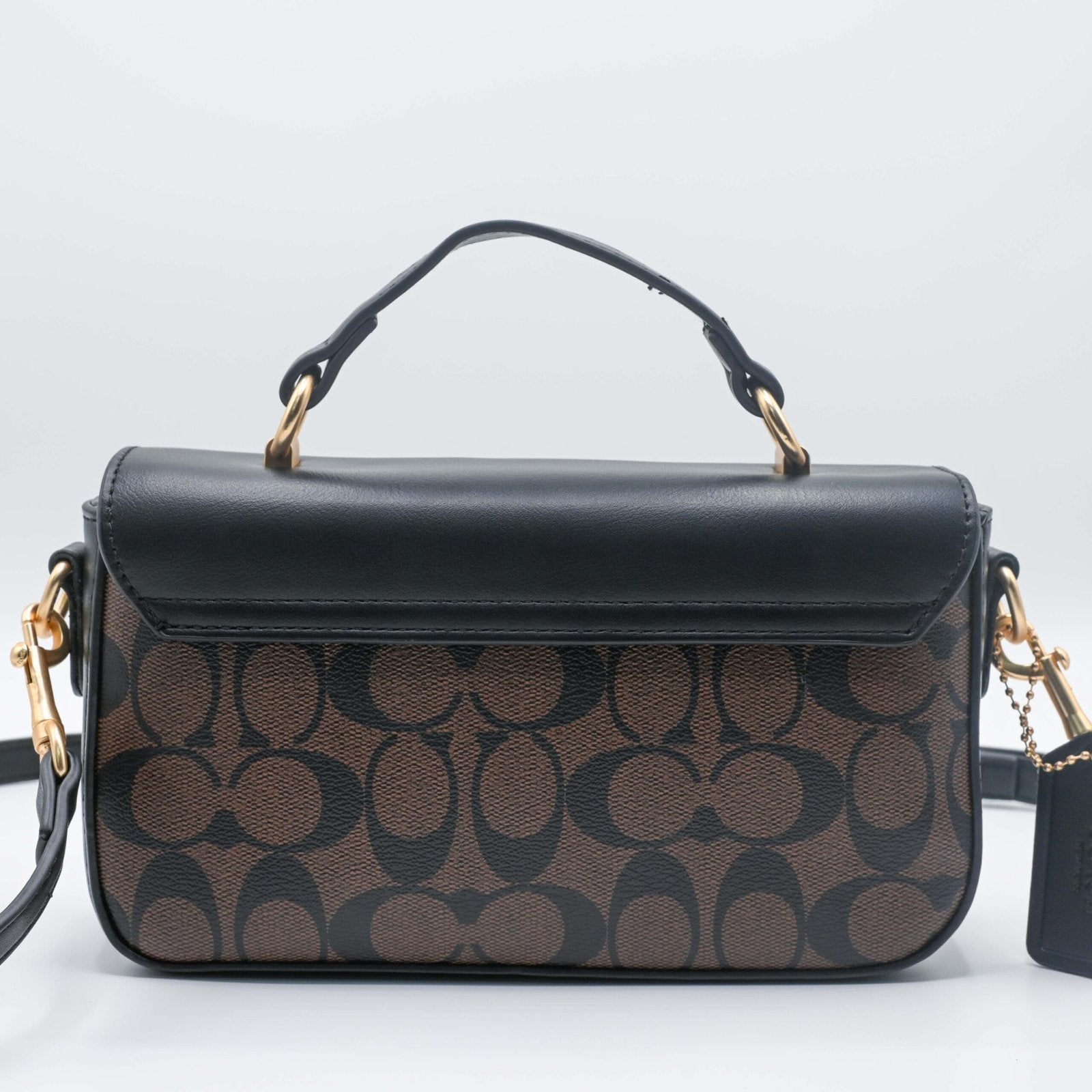 COACH TOP SHOLDER BAG Brown (2)