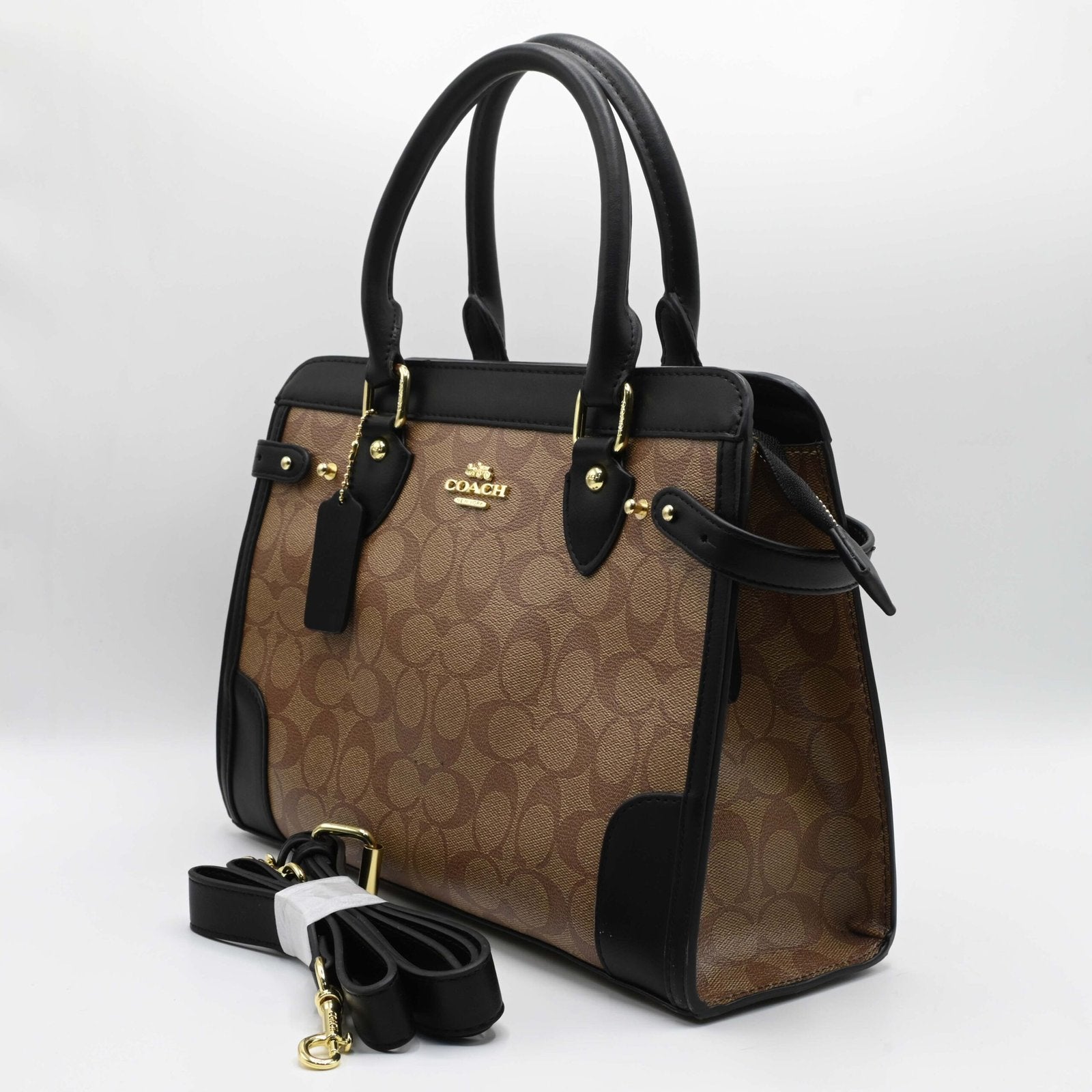 Coach Handbag Dark Brown (2)