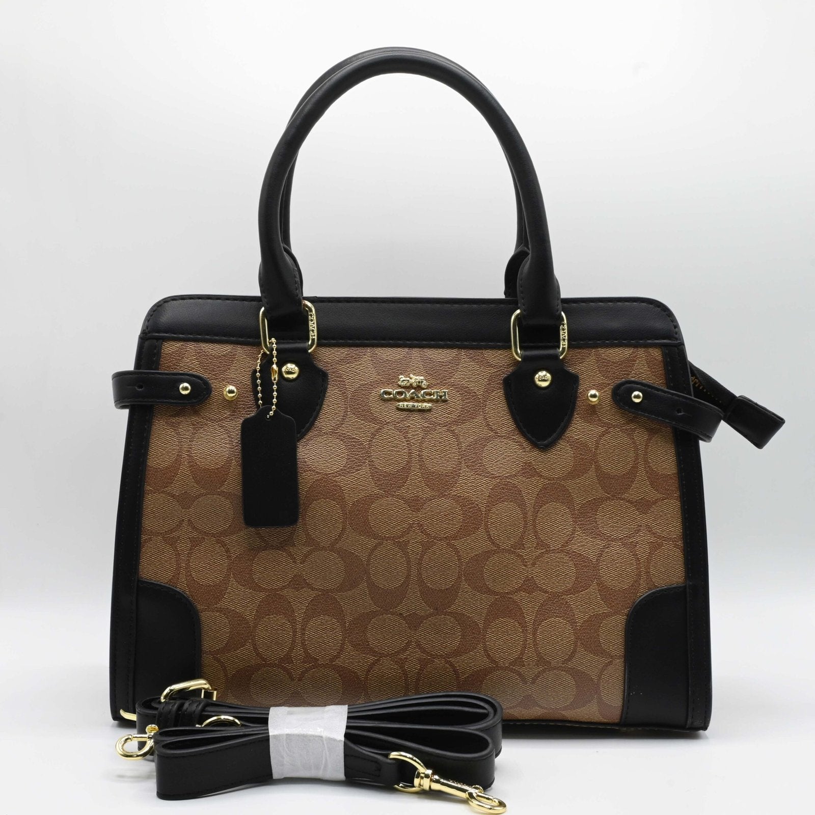 Coach Handbag Dark Brown
