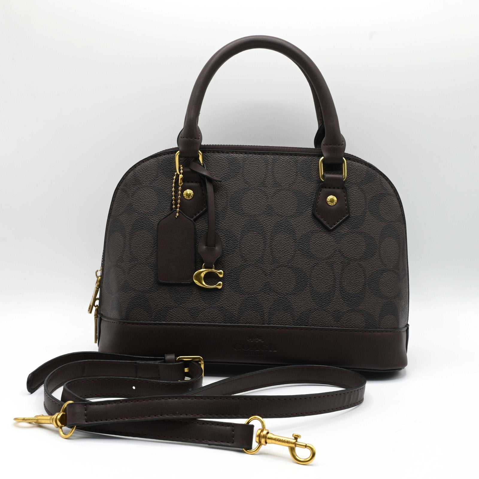 Coach Handbag Dark Brwon (2)