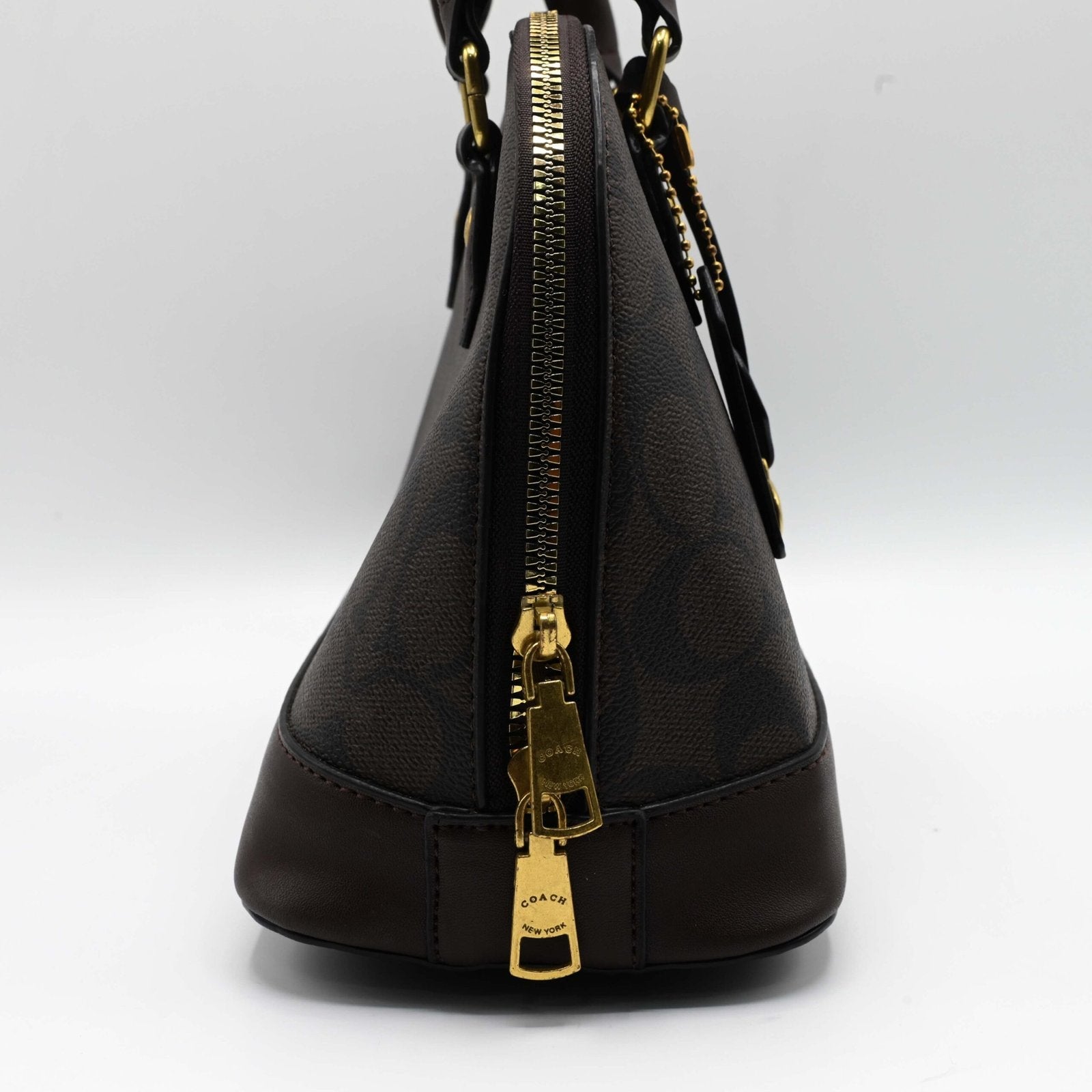 Coach Handbag Dark Brwon (5)