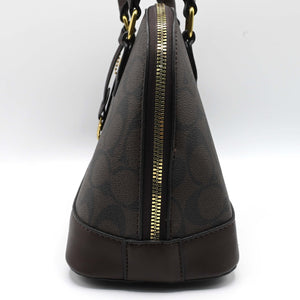 Coach Handbag Dark Brwon (6)