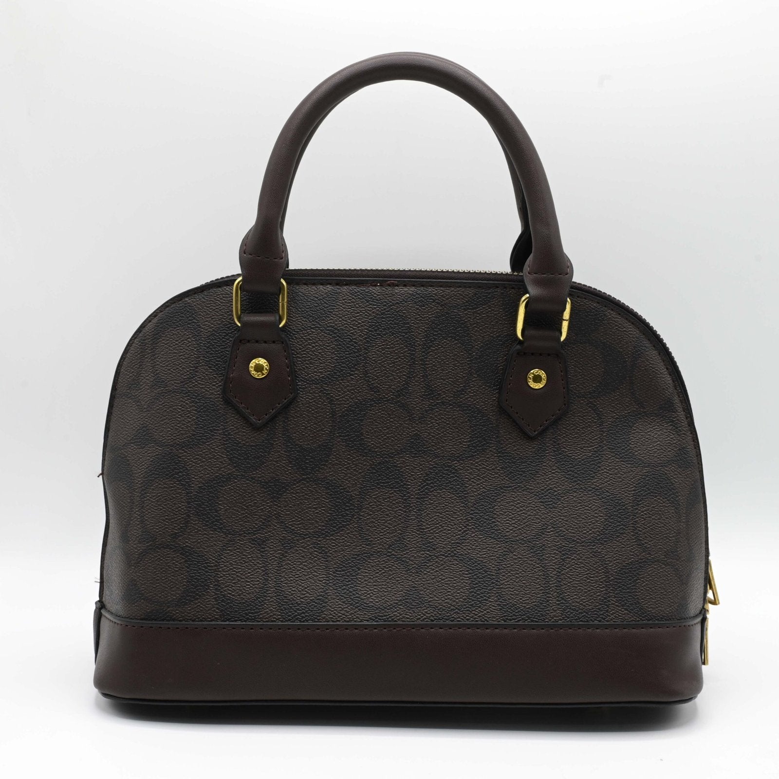 Coach Handbag Dark Brwon (7)