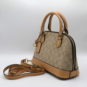 Coach Handbag Light Brown (3)