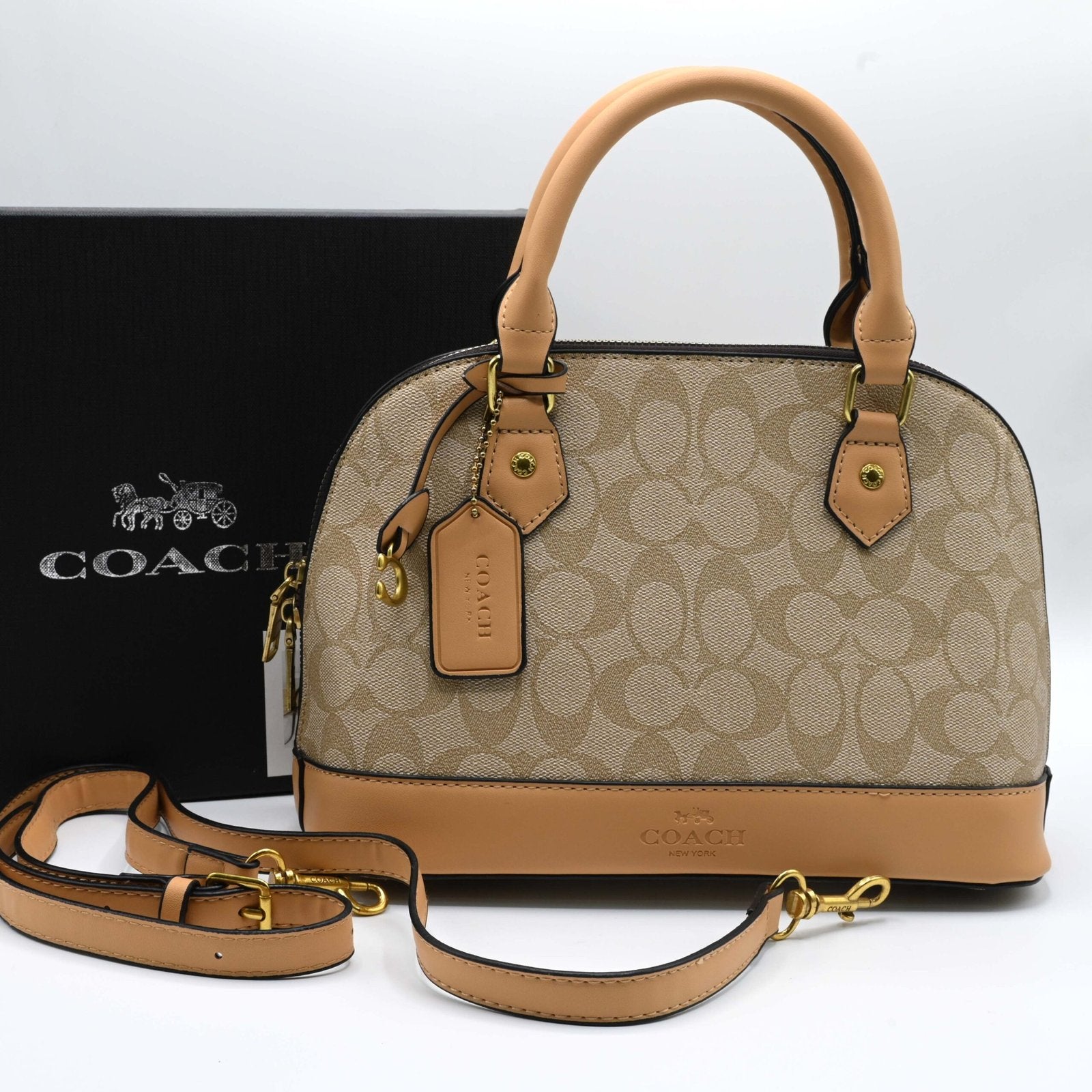 Coach Handbag Light Brown