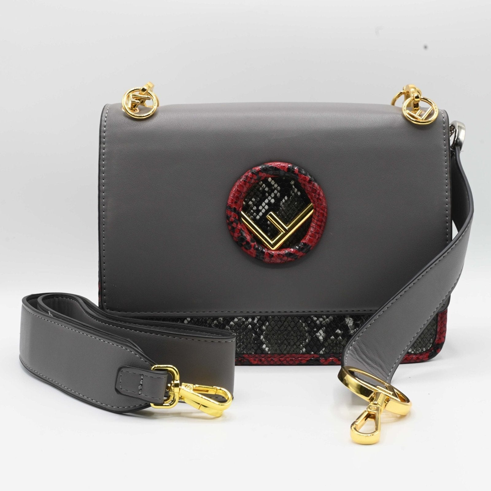 FENDI HAND BAG Grey (2)