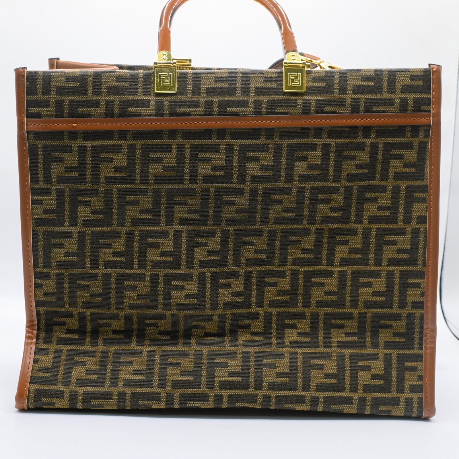 FENDI TOTE BAG Brown (3)