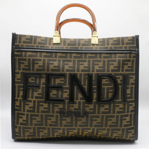 FENDI TOTE BAG Dark Brown