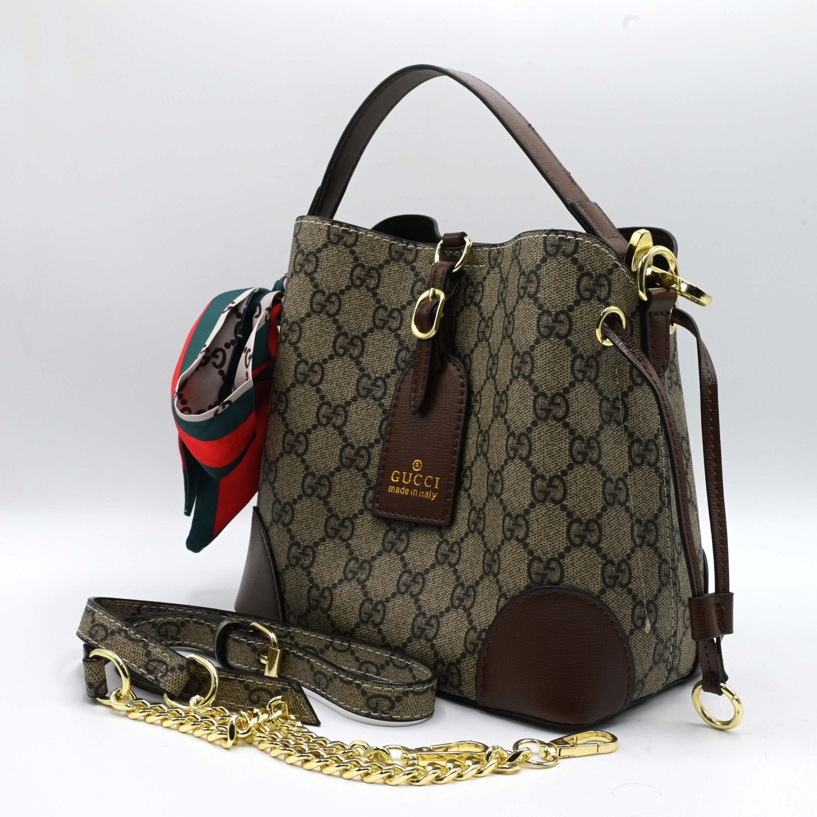 GUCCI BUCKET Dark Brown (3)