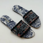 DI Slippers White/Purple
