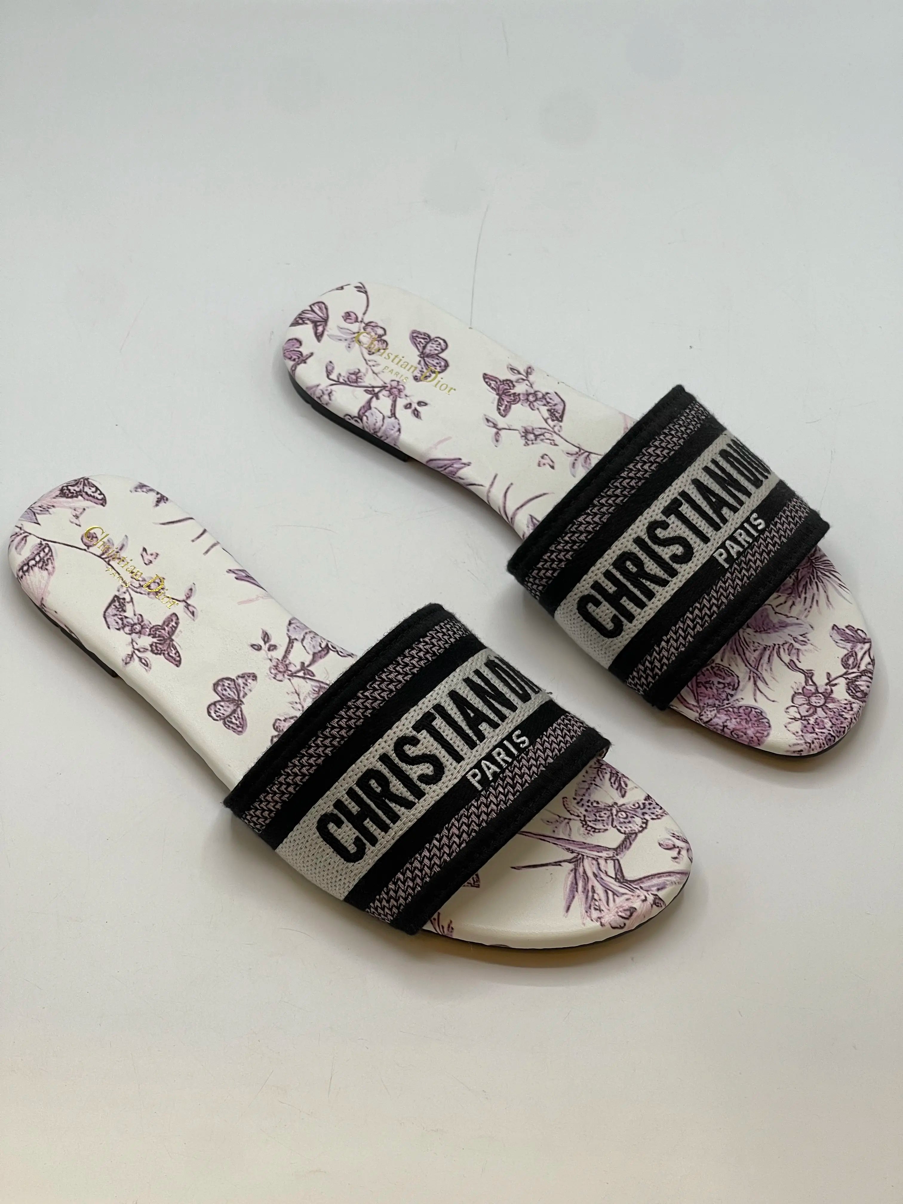 DI Slippers Purple/Black