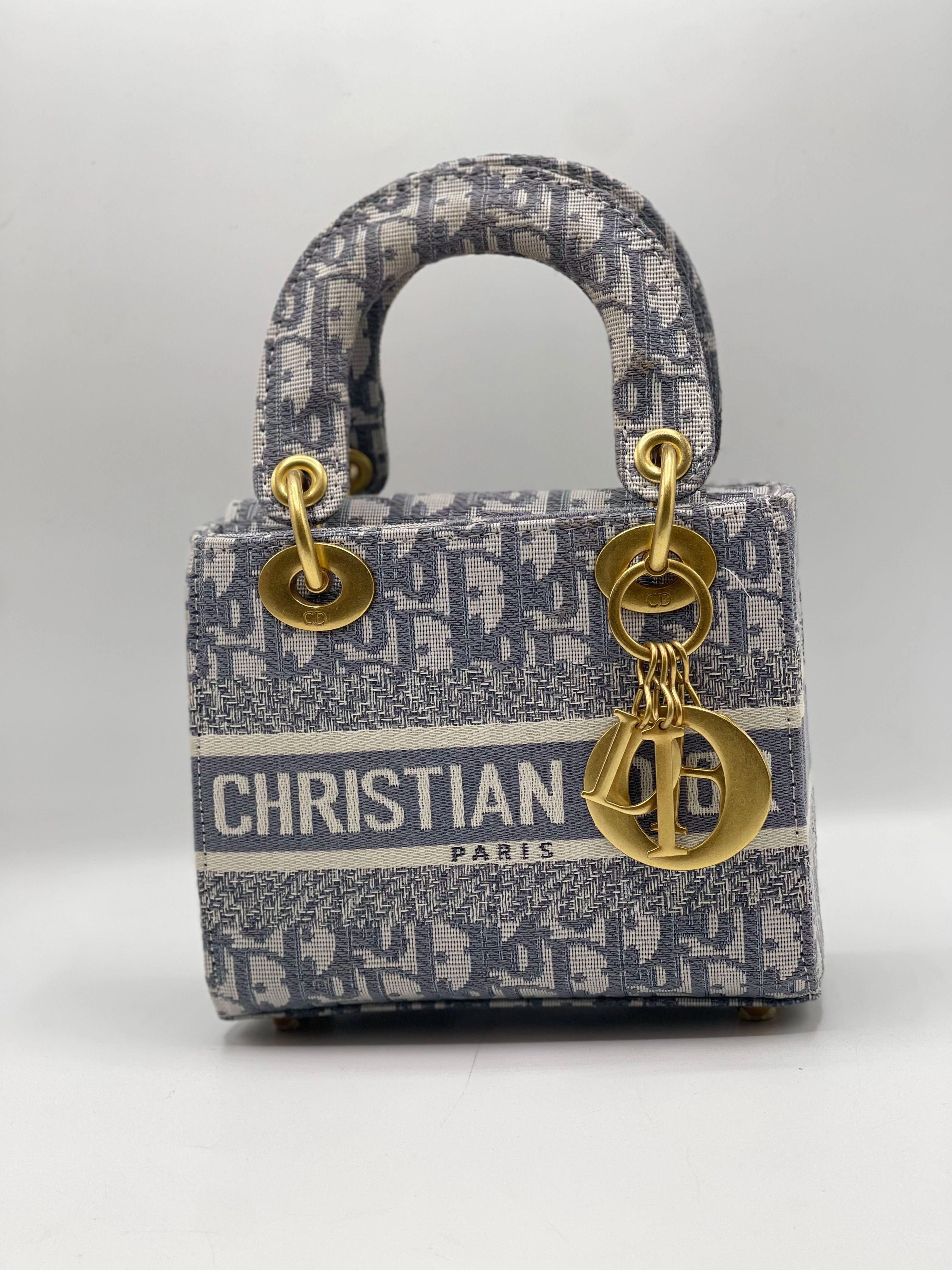 LADY DI MINI HAND BAG Gray