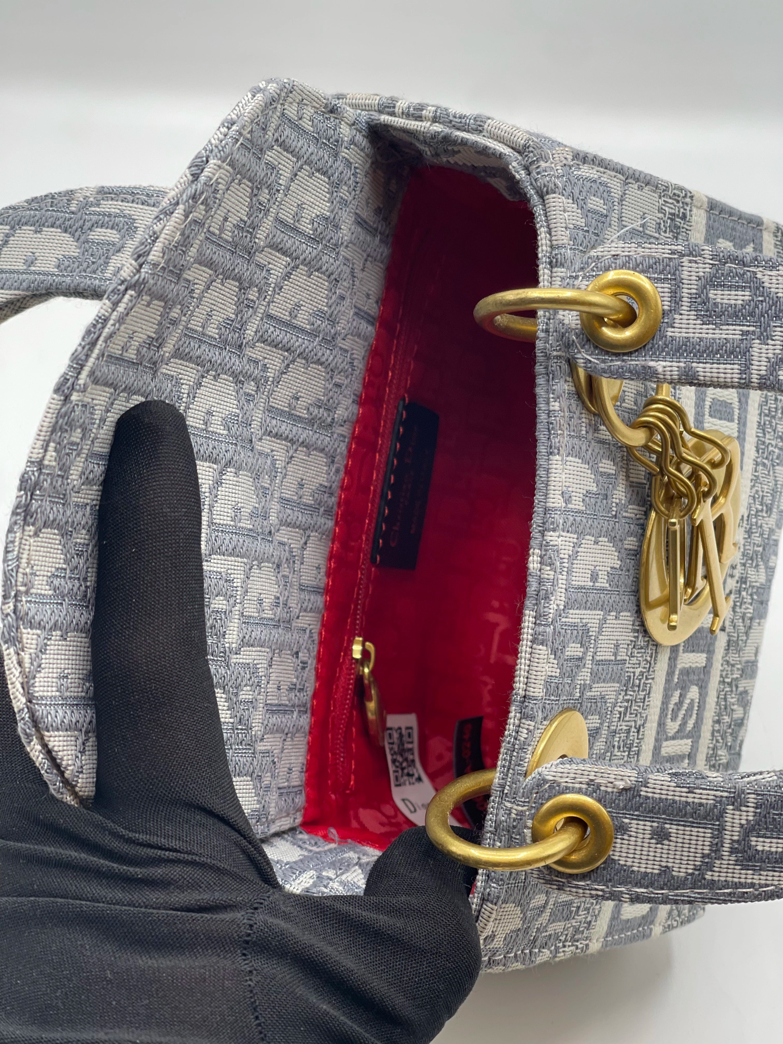 LADY DI MINI HAND BAG Gray