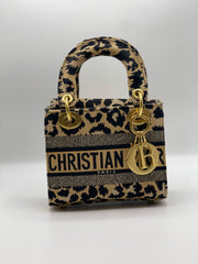 LADY DI MINI HAND BAG Brown