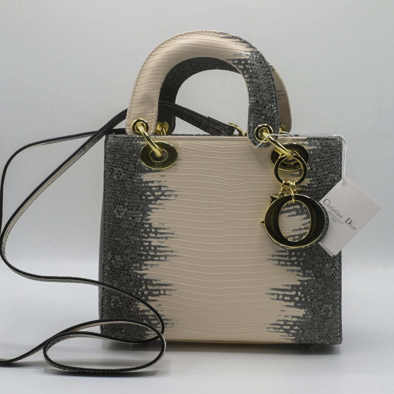 LADY DIOR HAND BAG Grey (2)