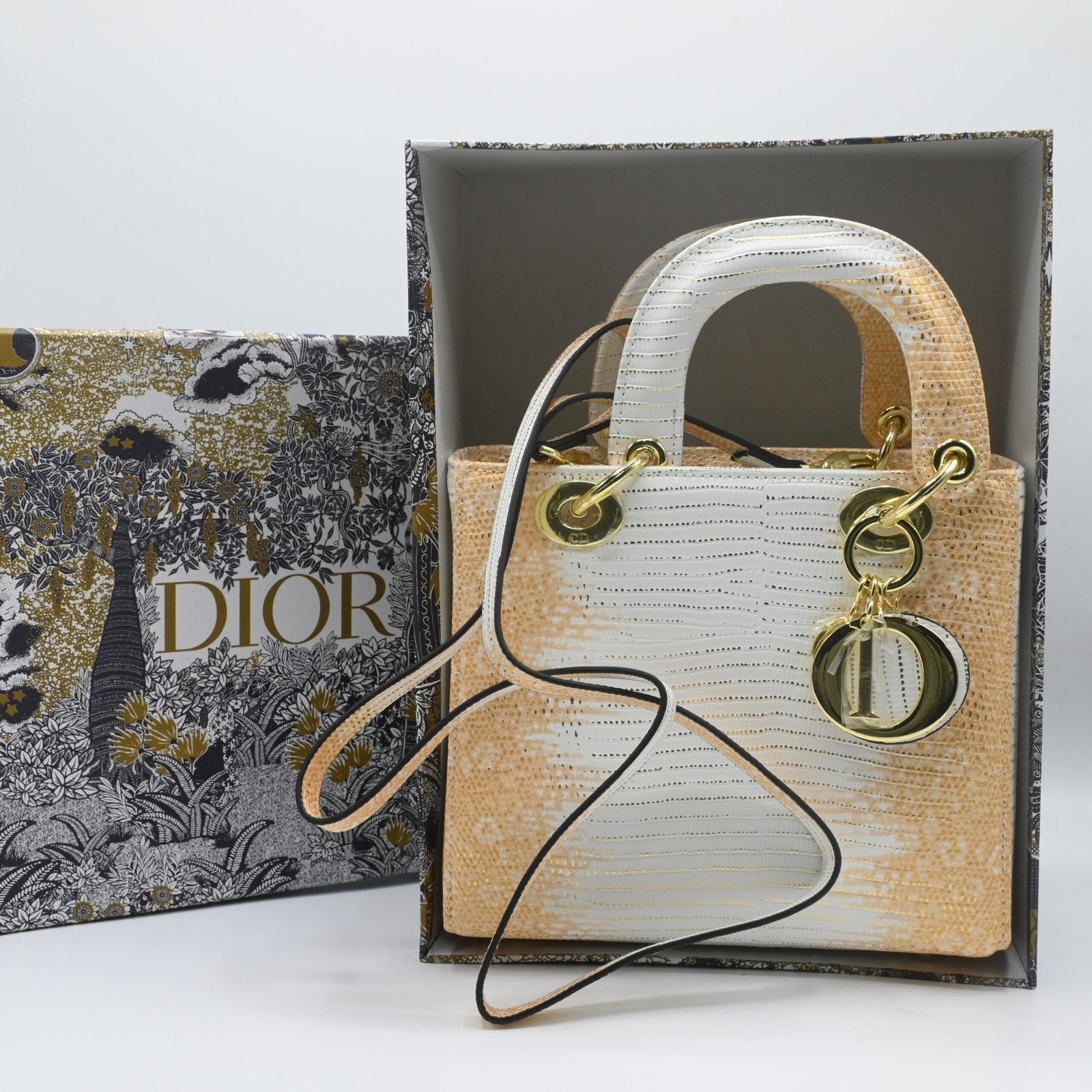 LADY DIOR HAND BAG Orange