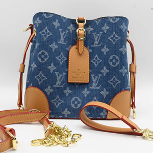 Louis Vuitton BUCKET Blue (2)