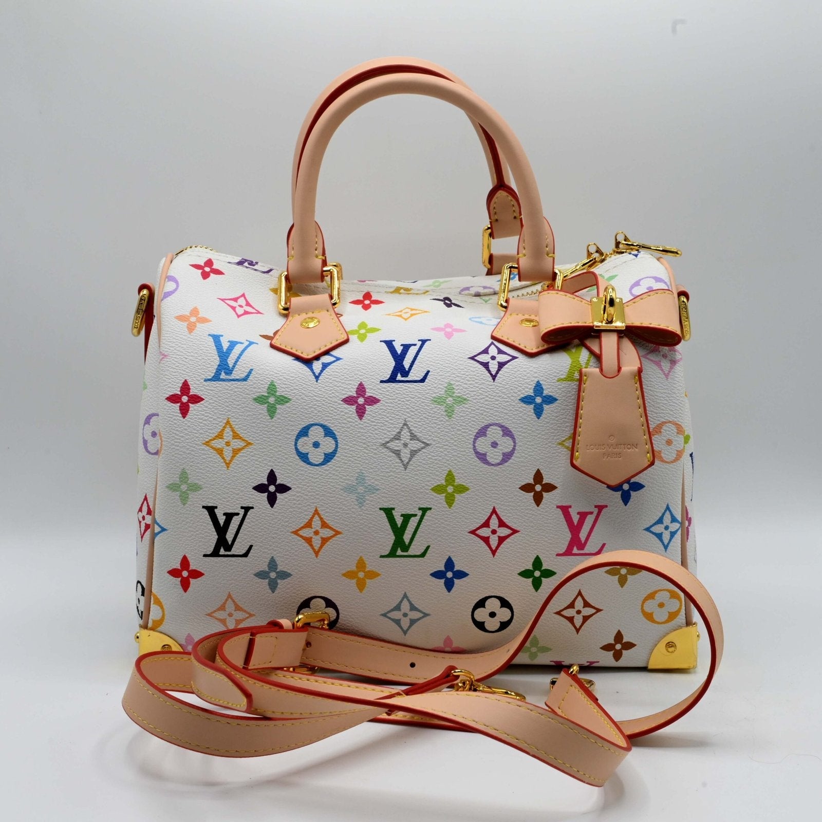 Louis Vuitton Duffel Bag White (2)