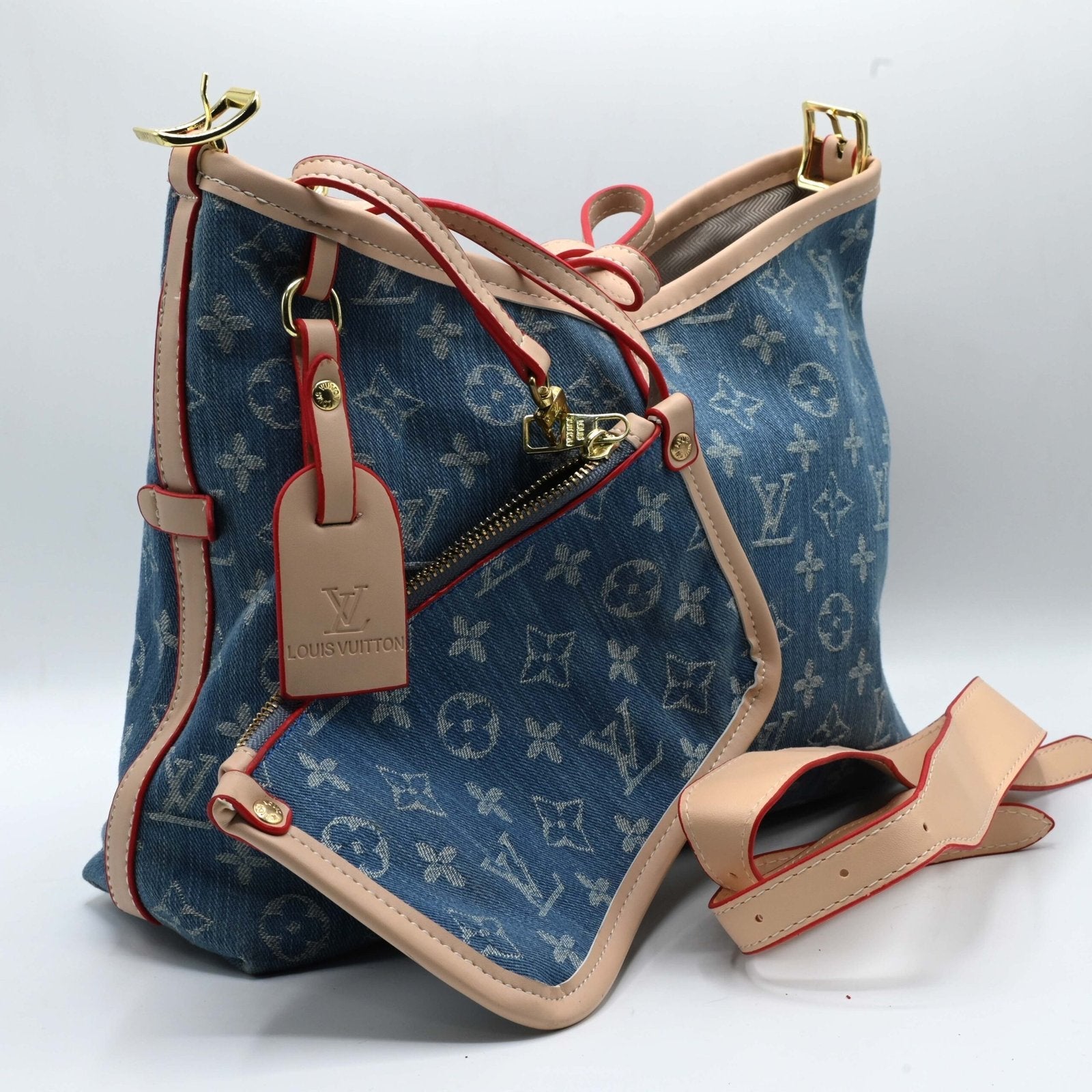 Louis Vuitton Hand bag Blue (3)