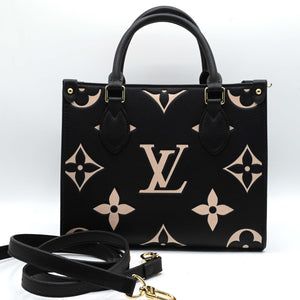 Louis Vuitton on the go Hand bag Black (2)