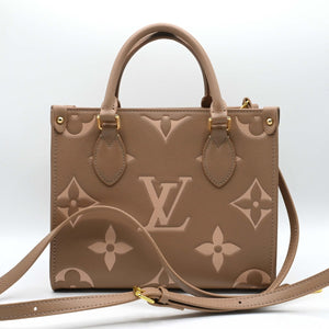 Louis Vuitton on the go Hand bag Brown (2)