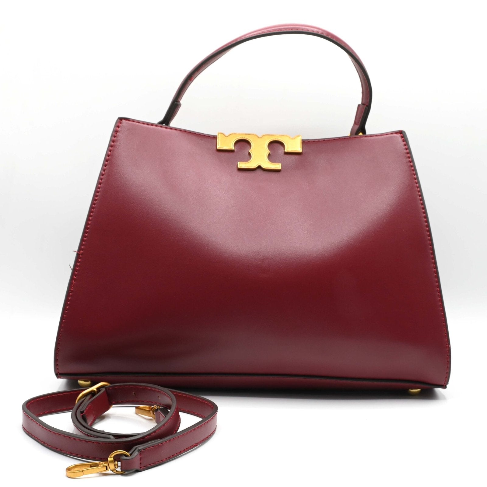 Tory Burch Handbag Maroon
