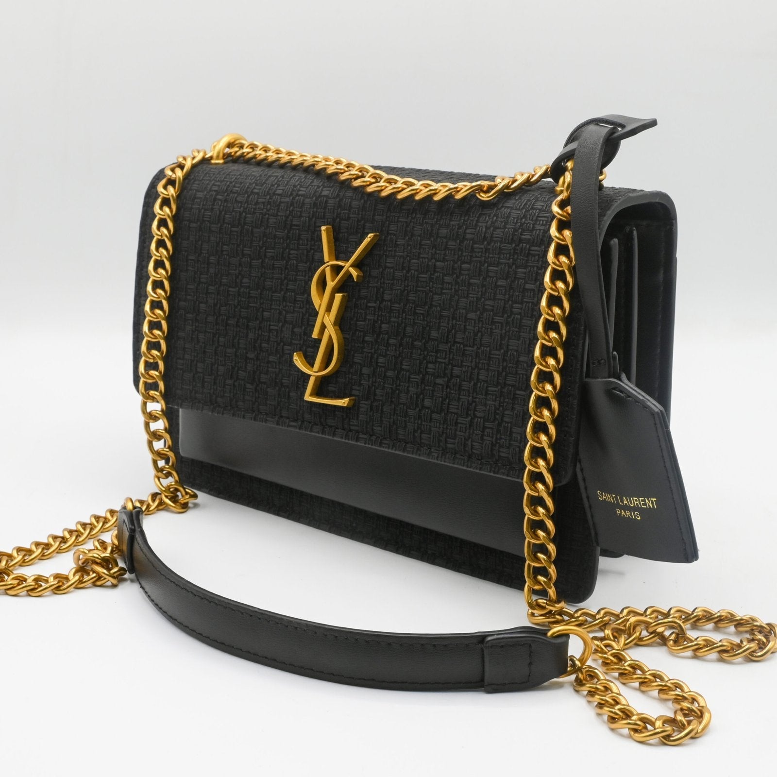 YSL CROSSBODY BAG Black (3)