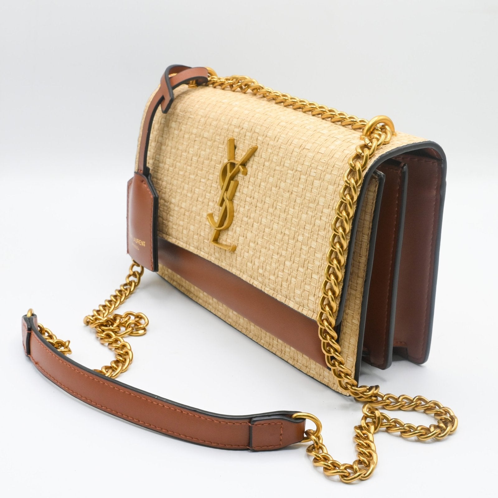 YSL CROSSBODY BAG Brown (6)